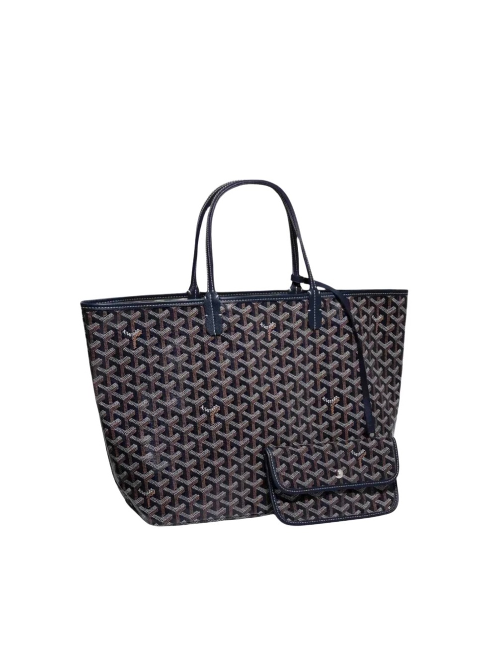 Goyard Saint Louis PM Tote in Navy Blue - Picture 1 of 6